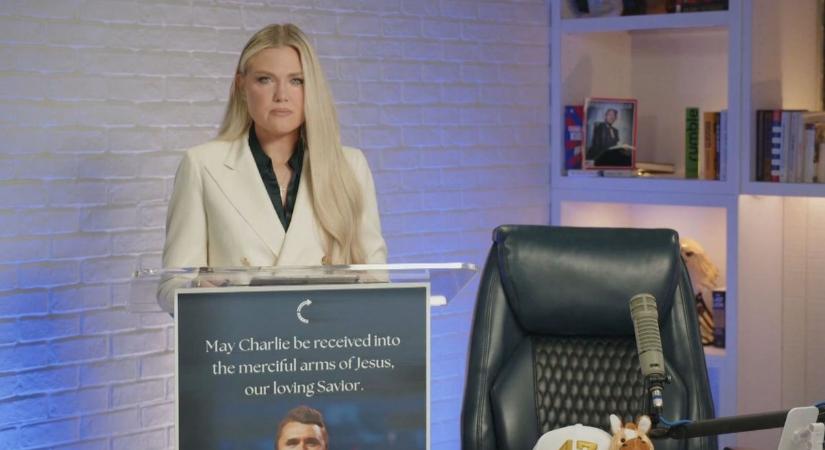„A férjem hangja élni fog” – megrendítő üzenetet küldött Charlie Kirk özvegye