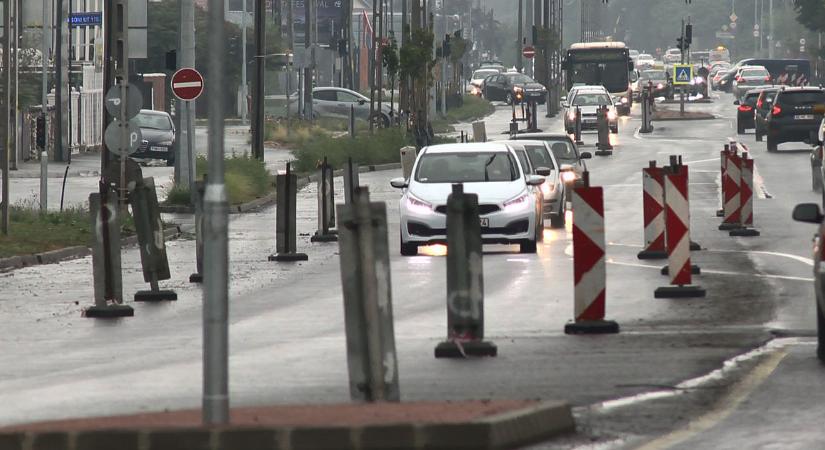 Hamarosan átadják az autósoknak a Sámsoni út már elkészült szakaszát