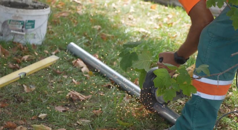 Megújult táblák a KRESZ-parkban