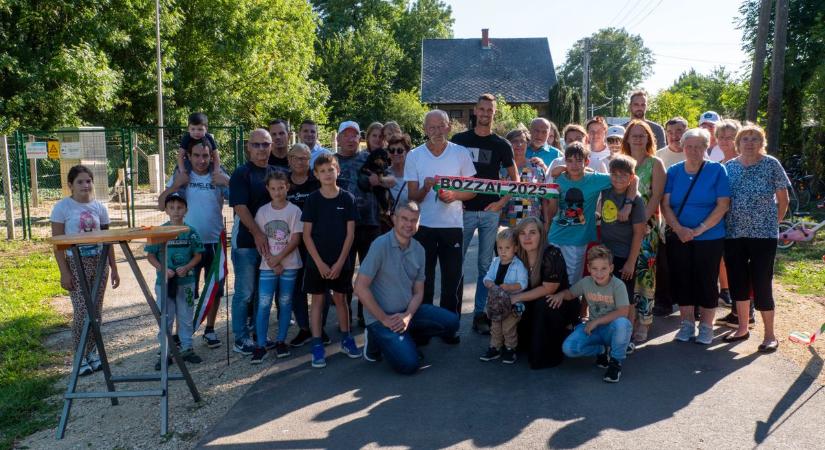Megújult Bozzai útja: közös öröm és családi piknik az átadón