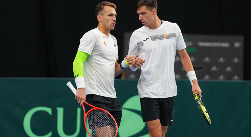 Bravúros páros: élnek a magyar remények a Davis Kupában