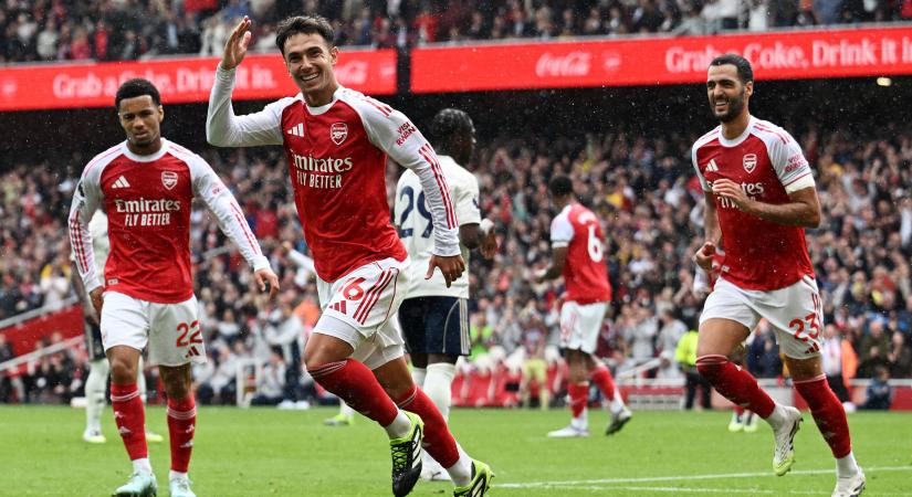 Zubimendi parádézott, az Arsenal pedig a tabella élére állt