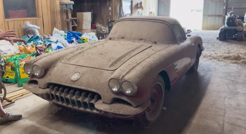 Hogy lehet egy ’59-es Corvette-et ott felejteni a garázsban?