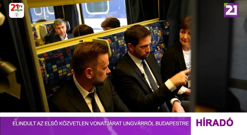 Elindult az első közvetlen vonatjárat Ungvárról Budapestre (videó)