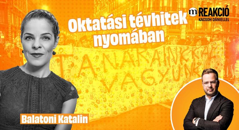 Ez lenne az oktatás összeomlása? – Meglepő adatok a tanévkezdésről – Balatoni Katalin a REAKCIÓBAN