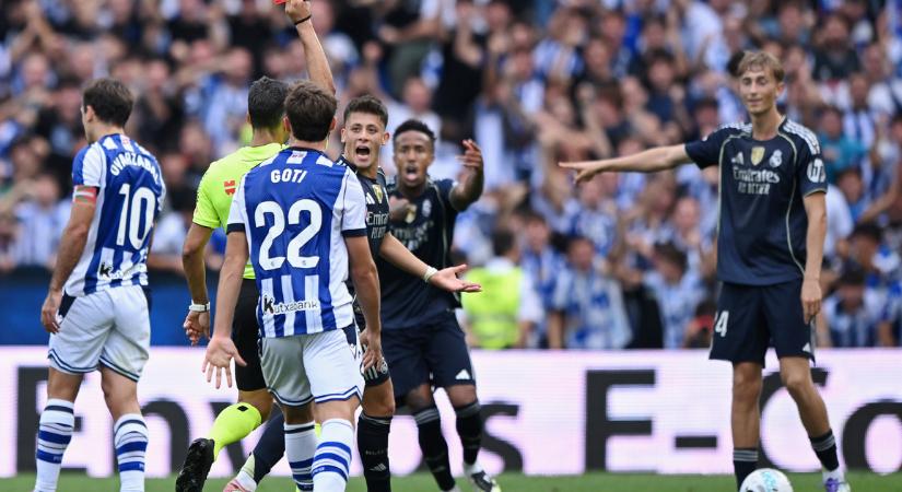 A Real Madridot Huijsen kérdéses kiállítása sem állította meg, hibátlan mérleggel vezetik a bajnokságot Xabi Alonsóék