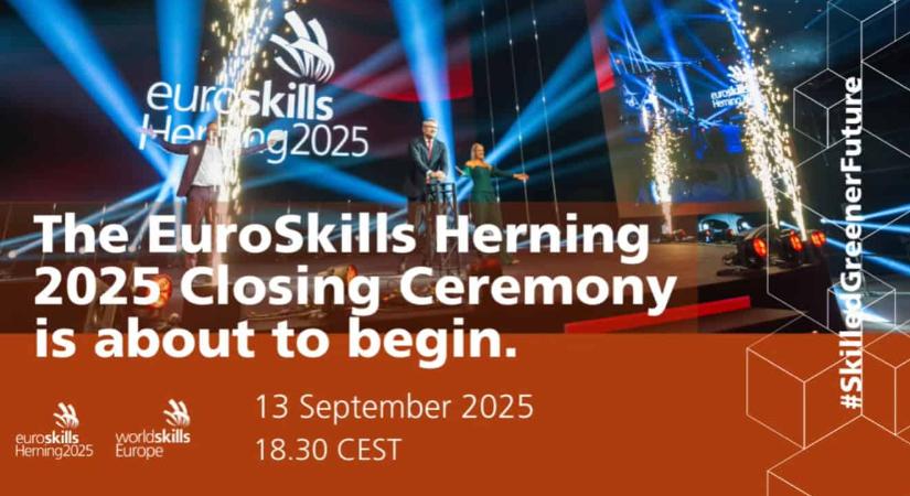 EUROSKILLS 2025: Megkezdődött a záróünnepség, jövünk a nevekkel. Frissülő cikk