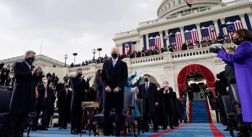 Joe Bident beiktatták az USA 46. elnökének - Fotók a rendhagyó ceremóniáról