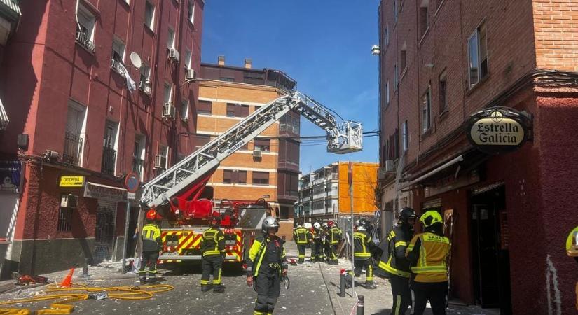 Robbanás történt egy madridi bárnál, huszonöten megsérültek