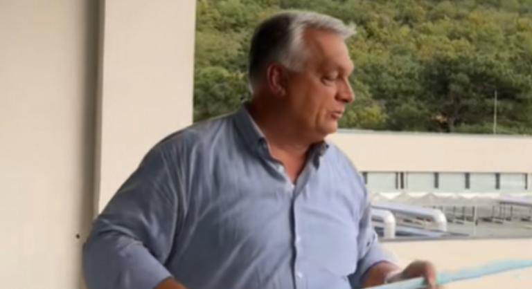 Orbán Viktor beváltotta a fenyegetését, seprűvel esett neki a poloskáknak