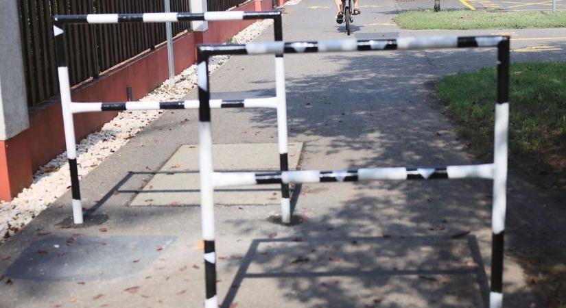 Korlátok a nyíregyházi Korányin: biciklisek elleni támadás vagy egy lépés a gyalogosok védelmében?