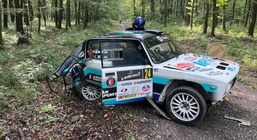 Súlyos baleset történt a Győr Rallyn – többen megsérültek