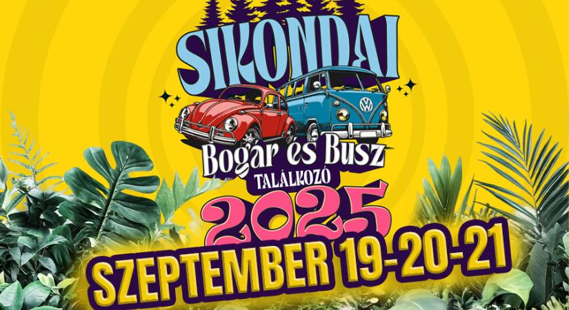 Pénteken startol a harmadik Sikondai Bogár és Busz találkozó a pihenőparkban