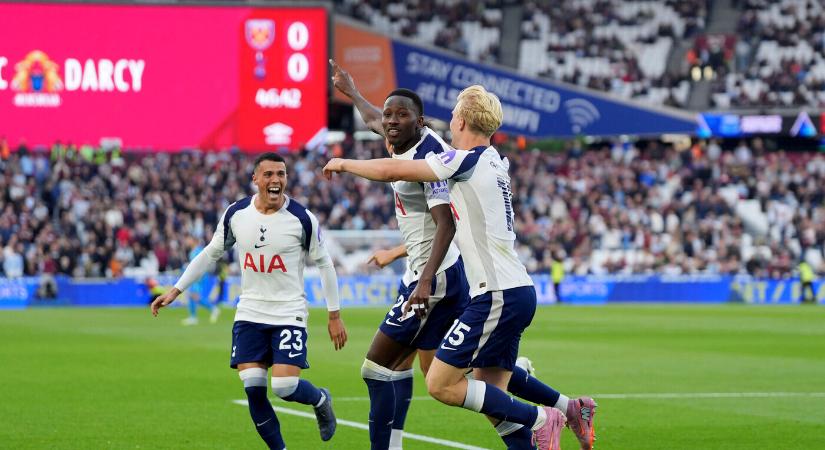 Premier League – A Tottenham győzött a West Ham otthonában