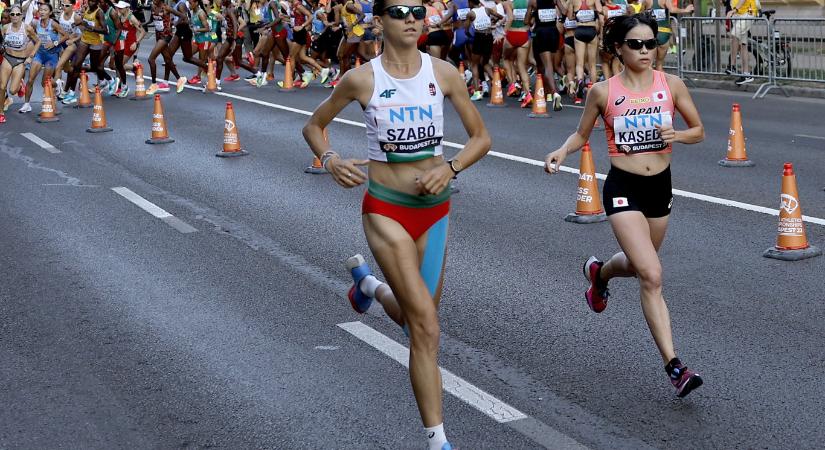Fantasztikus teljesítménnyel Szabó Nóra a 15. helyen végzett a tokiói világbajnokság maratonján