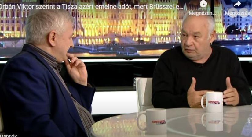 A Tisza szekerét toló népszavás főszerkesztő zokon vette, hogy a politológus nem ért vele mindenben egyet