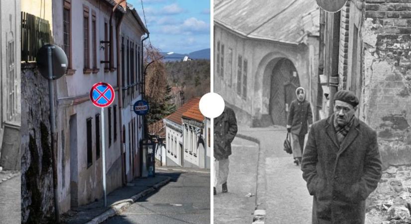 Interaktív fotókon Veszprém: ennyit változott a város ikonikus útja