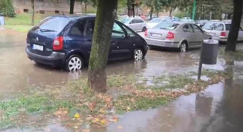 Özönvíz után esőzés Veszprémben is: megérkezett a hidegfront (videó)