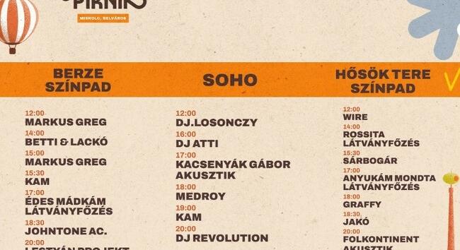 Miskolci Piknik - Látványfőzések, dj-k, utcazenészek és még számos program Miskolcon