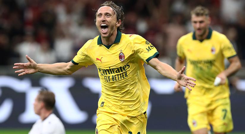 Serie A: Luka Modric megszerezte első gólját az AC Milanban! – VIDEÓ