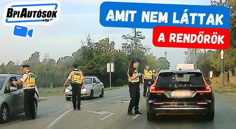 Szondát fújt, józan volt. Amit utána tett, azt már nem látták a rendőrök