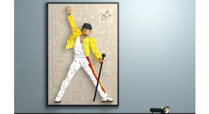 1986 darabból állt össze a LEGO-Freddie Mercury