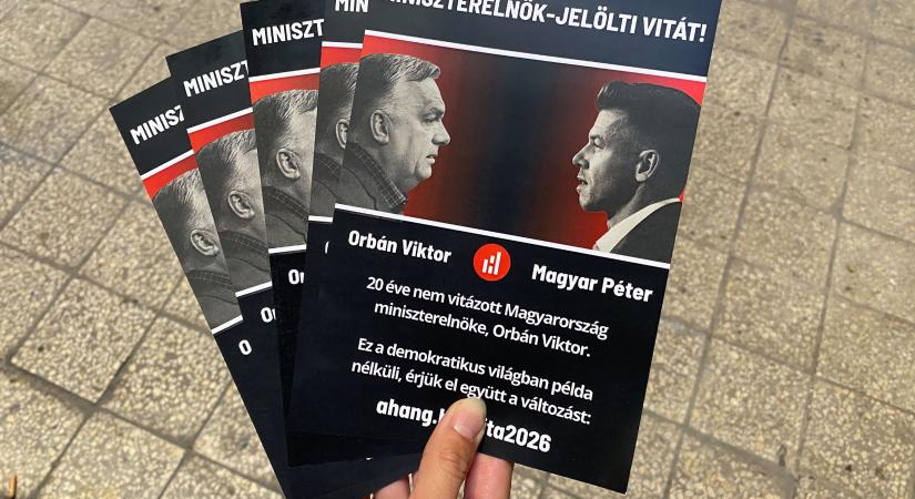 aHang: A miniszterelnök-jelölti vita politikai kötelesség