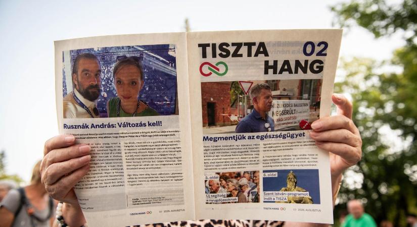 A Fidesz után a Tisza Párt is kampányba kezd, négymillió szórólapot akar teríteni