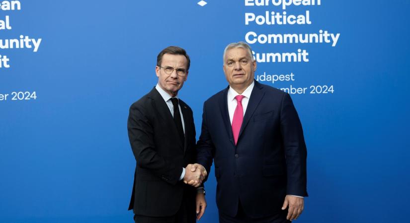 Egymásnak feszült Orbán Viktor és a svéd kormányfő