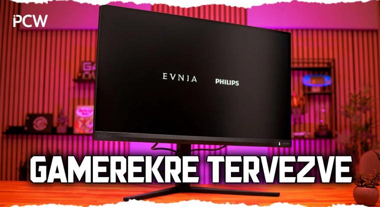 Ez a Philips Evnia monitor mindent visz 4K-val vagy 320 Hz-cel