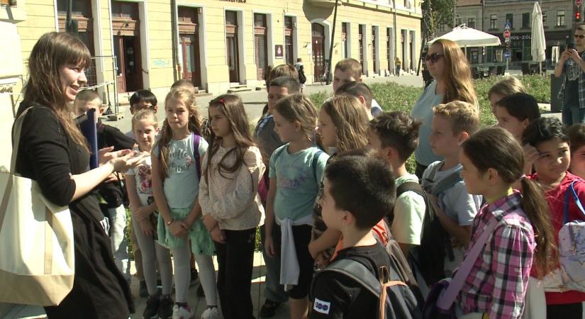 Folytatódnak a várostörténeti séták a debreceni iskolásoknak