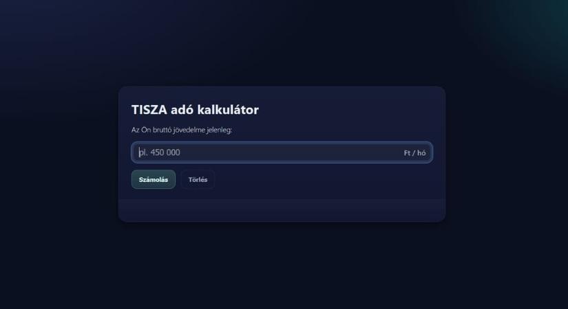Adathalászok csapdájába sétálhat, aki rákeres a Tisza-adókalkulátorra a neten