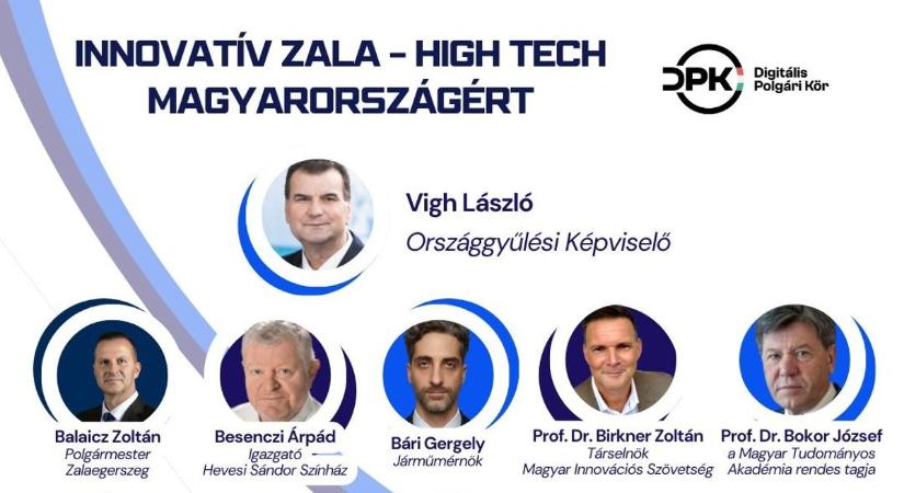 Űrkutató, élsportoló és színművész is belépett az Innovatív Zala digitális polgári körbe