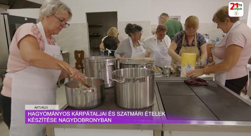 Aktuális (2025.09.15) - Hagyományos kárpátaljai és szatmári ételek készítése Nagydobronyban (videó)