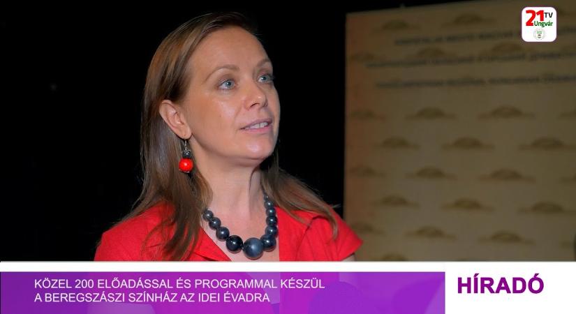 Közel 200 előadással és programmal készül a beregszászi színház az idei évadra (videó)