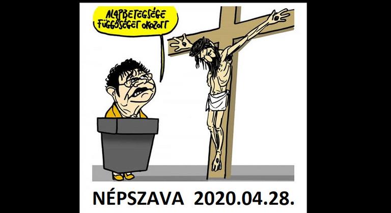 Döntött a bíróság a Jézust és Müller Cecíliát ábrázoló karikatúra ügyében