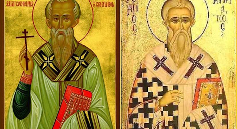 Szeptember 16. – Szent Kornél pápa és Szent Ciprián püspök vértanúk emléknapja