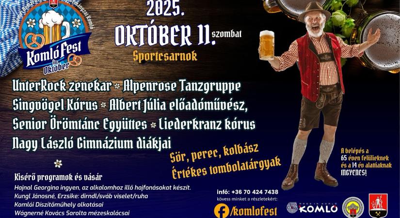 KomlóFest im Oktober 2025