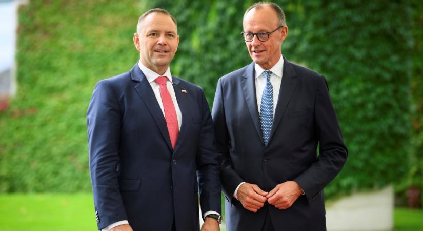 Karol Nawrocki Berlinben: Háborús jóvátétel és orosz fenyegetés a tárgyalóasztalon