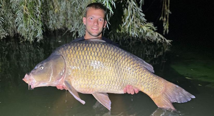 Megdöntötte egyéni rekordját Juhász Martin! Több mint 20 kilós a példány