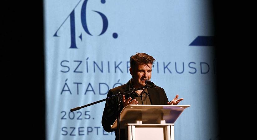 Színikritikusok díja: László Csaba kapta a legjobb férfi főszereplőnek járó elismerést