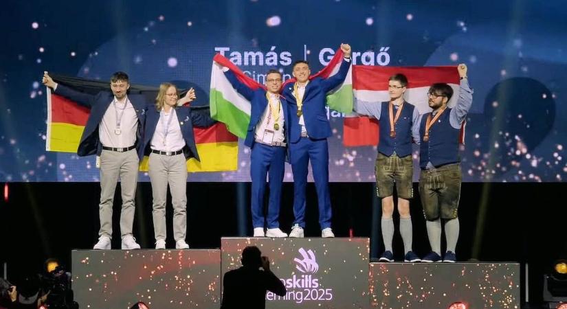 Győri tanulók első és harmadik helyen a szakmák Eb-jén - fotó
