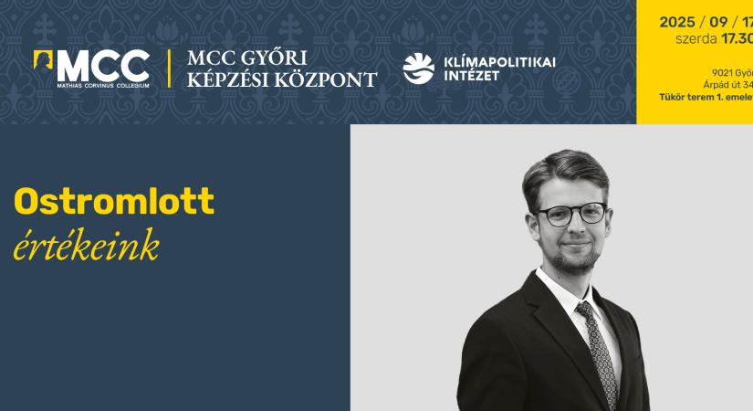 Ostromlott értékeink – előadás a fiatal generáció értékrendjéről, jövőképéről