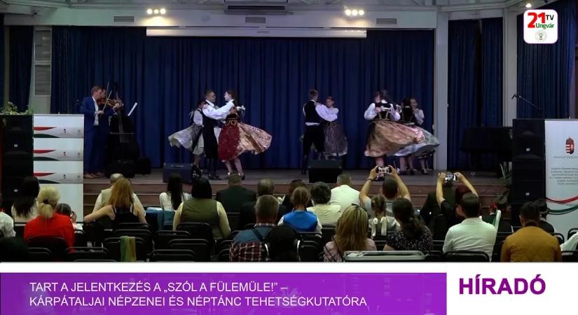 Tart a jelentkezés a „Szól a fülemüle!” – Kárpátaljai népzenei és néptánc tehetségkutatóra (videó)
