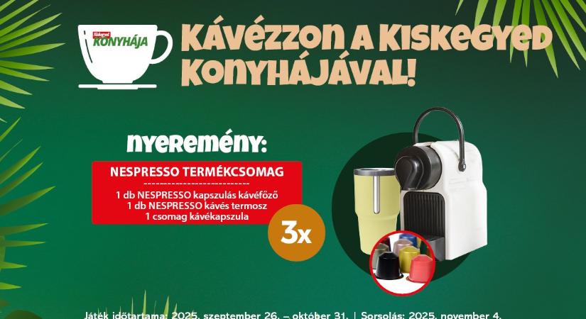A Kiskegyed Konyhája őszi kávévarázs című nyereményjáték hivatalos játékszabályzata