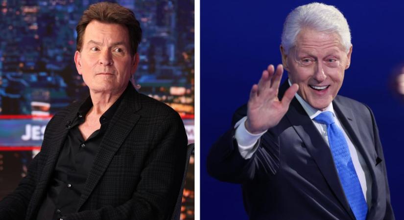 Charlie Sheen állítja, Bill Clinton le akarta csapni a kezéről egy fiatal barátnőjét
