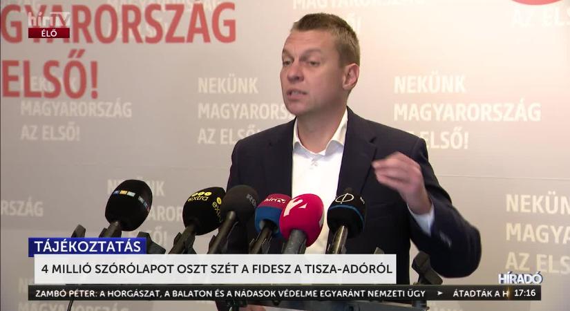 A Fidesz 10 ezer aktivistája járja az országot, leleplezik a Tisza Párt adócsomagját  videó