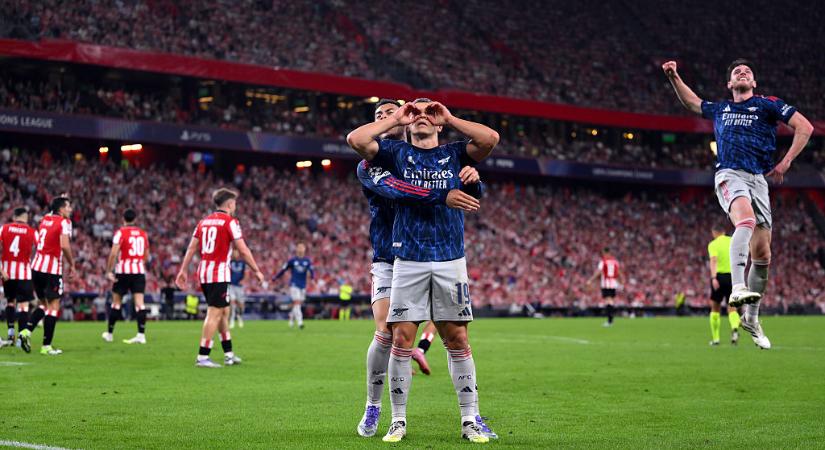 BL: a hajrában tudott csak győzni az Arsenal, a PSV kikapott az Uniontól – videóval