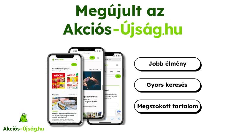 Megújult az Akciós-Újság.hu