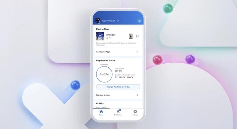 Már távolról is felügyelhetik gyermekeik szórakozását a szülők a PlayStation Family appnak köszönhetően
